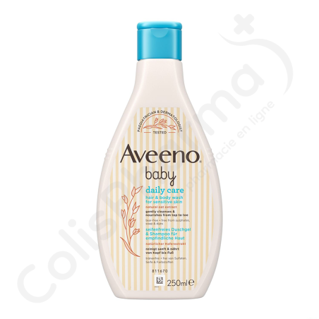 Aveeno Baby Daily Care Gel Lavant Cheveux & Corps - 250 ml