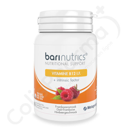 BariNutrics Vitamine B12 - 90 comprimés à croquer