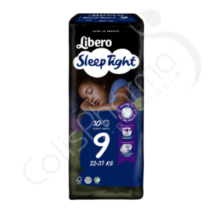 Libero Sleep Tight 9 - 22-37 kg - 10 babyluiers