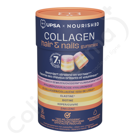 UPSA x Nourished Collagen Hair & Nails - 30 gummies