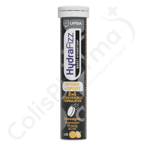 HydraFizz Sport Hydratation - 16 comprimés effervescents