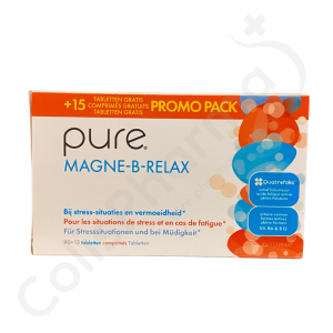 Pure Magne-B-Relax - 90 tabletten PROMO + 15 gratis