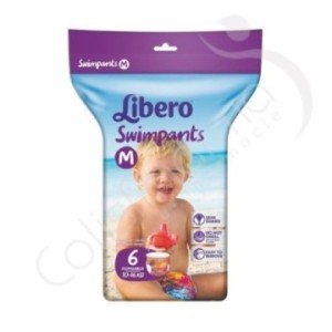 Libero SwimPants Medium - 10-16 kg - 6 wegwerp-zwempakken