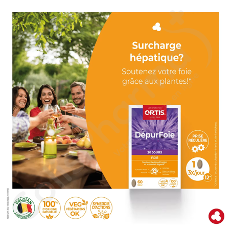 Ortis DépurFoie - 60 comprimés