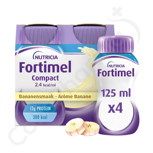 Fortimel Compact 2.4 kcal Banane - 4x125 ml