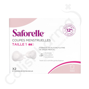 Saforelle Coupes Menstruelles Taille 1 - 2 pièces
