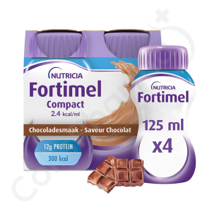 Fortimel Compact 2.4 kcal Chocolade - 4x125 ml