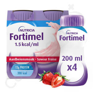 Fortimel 1.5 kcal Fraise - 4x200 ml