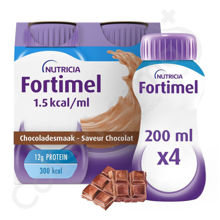 Fortimel Energy Chocolade - 4x200 ml
