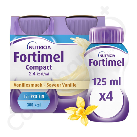 Fortimel Compact 2.4 kcal Vanille - 4x125 ml