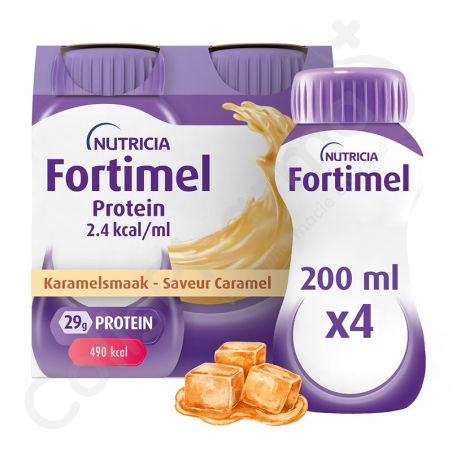 Fortimel Protein 2.4 kcal Karamel - 4x200 ml