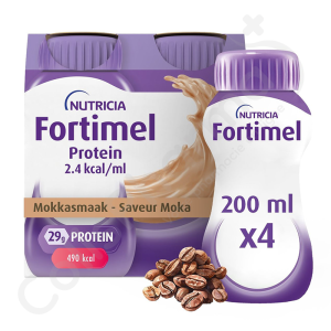 Fortimel Protein 2.4 kcal Moka - 4x200 ml