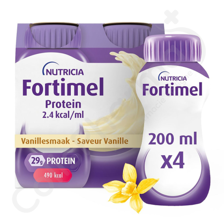 Fortimel Protein 2.4 kcal Vanille - 4x200 ml