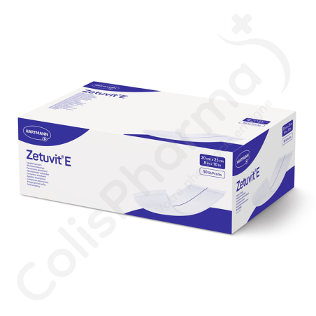 Zetuvit E 20x25 cm - 50 niet-steriele verbanden