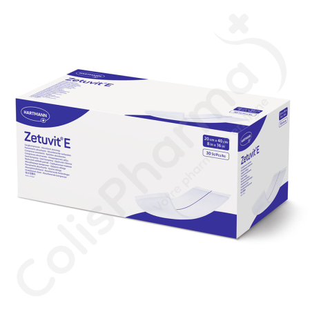 Zetuvit E 20x40 cm - 30 pansements non-stériles