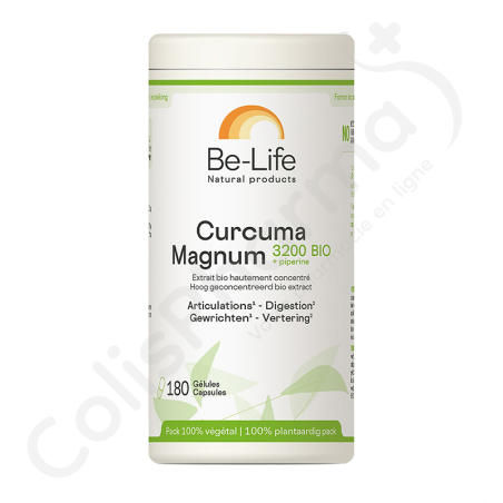 Be-Life Curcuma Magnum 3200 Bio - 180 capsules