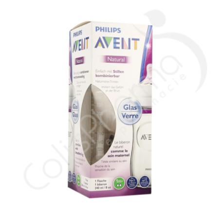 Avent Natural Biberon en verre - 240 ml