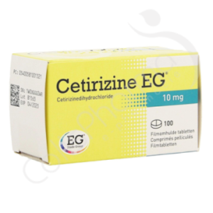 Cetirizine EG 10 mg - 100 comprimés