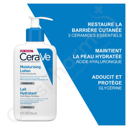 CeraVe Lait Hydratant Peau Sèche à Très Sèche - 473 ml