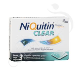 NiQuitin Clear 7 mg - 14 patchs