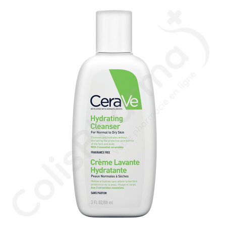 CeraVe Hydraterende Reinigingscrème voor de Normale tot Droge Huid - 88 ml
