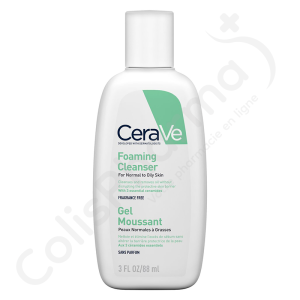 CeraVe Schuimende Reinigingsgel voor Normale tot Vette Huid - 88 ml