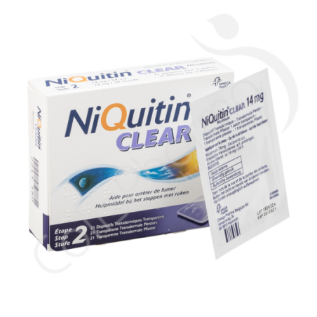 NiQuitin Clear 14 mg - 21 patchs