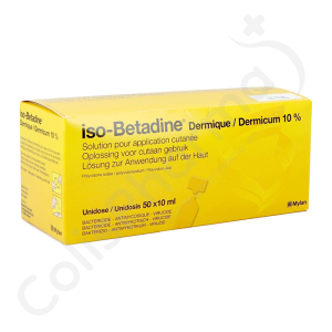 Iso-Betadine Dermique 10% - Unidose 50 x 10 ml