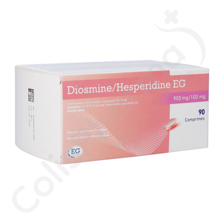 Diosmine + Hesperidine EG 900 mg + 100 mg - 90 tabletten