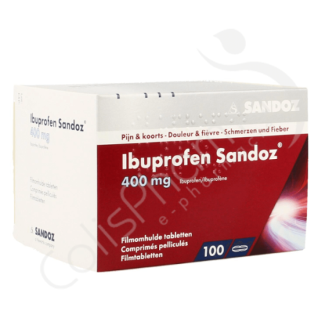 Ibuprofen Sandoz 400 mg - 100 comprimés