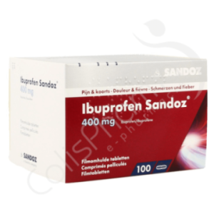 Ibuprofen Sandoz 400 mg - 100 tabletten