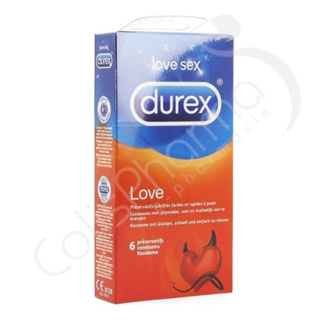 Durex Love - 6 préservatifs