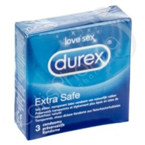 Durex Extra Safe - 3 condooms