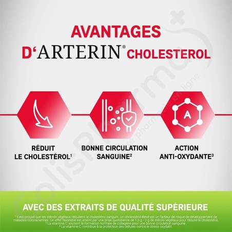 Arterin Cholestérol - 90 comprimés - PROMO 1+1 gratuit