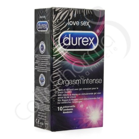 Durex Orgasm Intens - 10 préservatifs