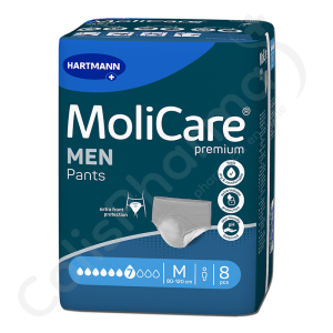 Molicare Men Pants 7 Gouttes Medium - 8 pants