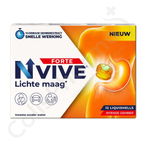Nvive Forte Lichte Maag - 12 kauwgom