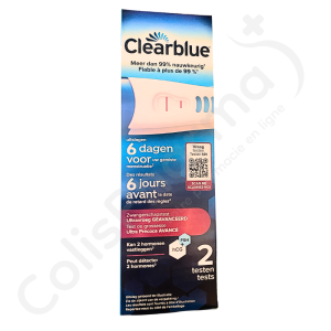 Clearblue Test de Grossesse Détection ultra précoce - 2 pièces
