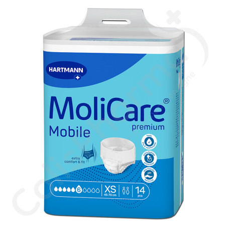 Molicare Mobile 6 Druppels Extra Small - 14 incontinentiebroekjes