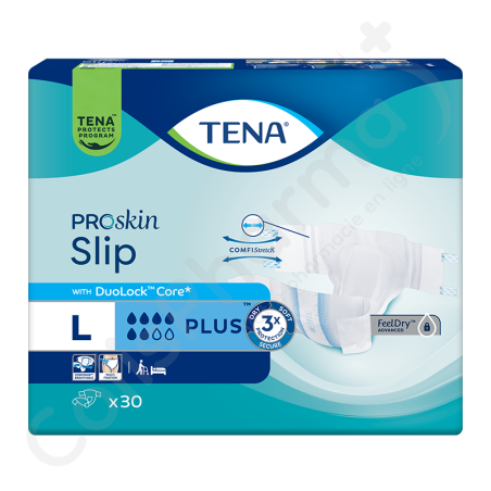 Tena Slip Plus Large - 30 kleefluiers
