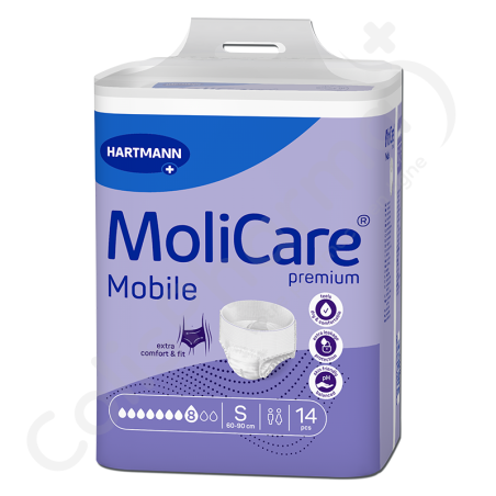 Molicare Mobile 8 Gouttes Small - 14 slips absorbants