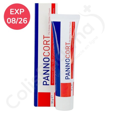 OFFRE SPECIALE - Pannocort 1% Hydrocortisone - Crème 30 g - EXP 08/2026