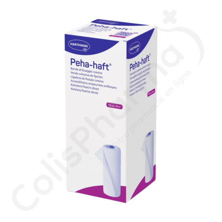 Peha-Haft Latex Free 12 cm x 4 m - 1 stuk