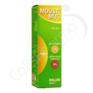 Moustimug Lait anti-moustique Roller 20% DEET - 50 ml
