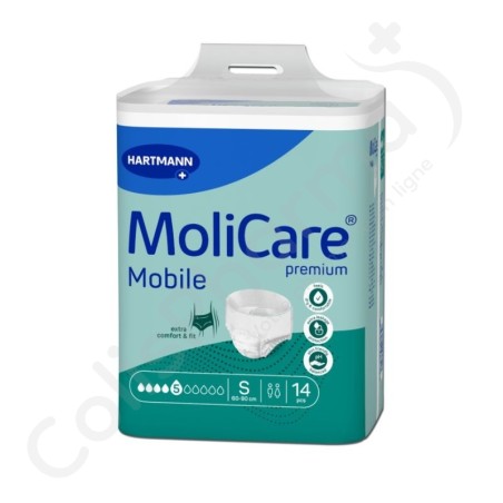 Molicare Mobile 5 Druppels Small - 14 absorberende inlegbroekjes