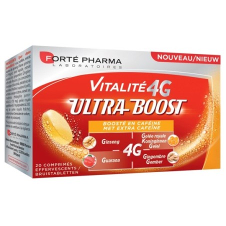 Forté Pharma Vitalité 4G Ultraboost + Caféine - 20 comprimés