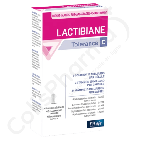 Lactibiane Tolerance D - 45 capsules