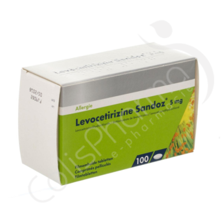 Levocetirizine Sandoz 5 mg - 100 tabletten
