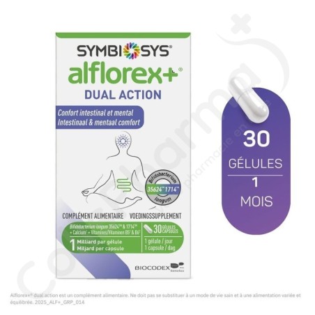 Symbiosys Alflorex+ Dual Action - 30 capsules