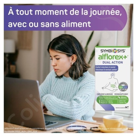 Symbiosys Alflorex+ Dual Action - 30 capsules